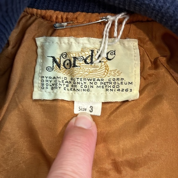 Vintage 50s Toddler Kentucky Letterman Jacket Wool Leather Lined Snap Pockets 3 - Picture 5 of 5